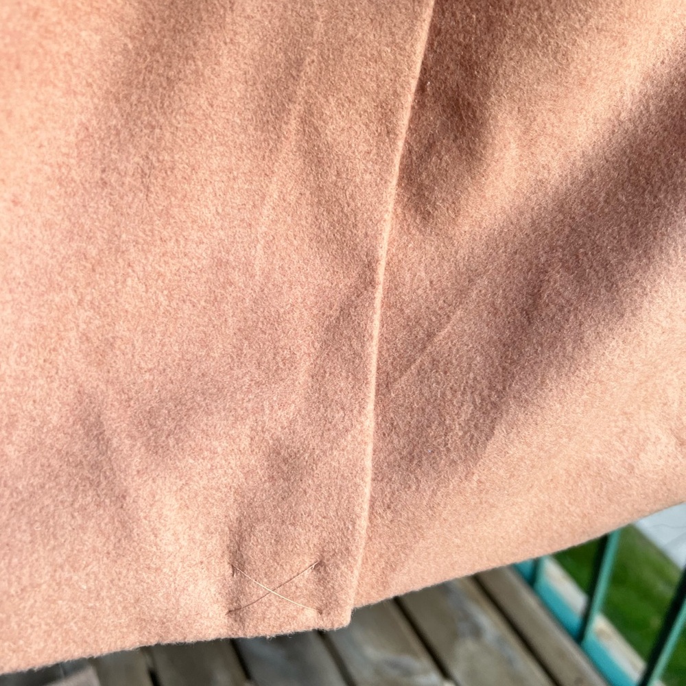 π Old Navy Camel Double-Breasted Peacoat Jacket XXL Classic Warm Wool Blend Coat - Picture 11 of 15